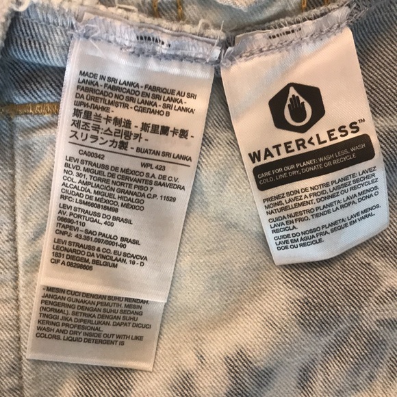 Levi’s Ex-Boyfriend Trucker Jean Jacket Tie Dye M NWT - Picture 9 of 10